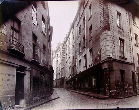 Rue Lanneau by Eugène Atget Rue Lanneau by Eugène Atget