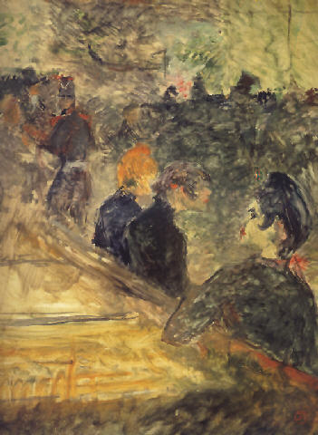 Au bal du Moulin de la Galette by Henri de Toulouse-Lautrec Au bal du Moulin de la Galette by Henri de Toulouse-Lautrec