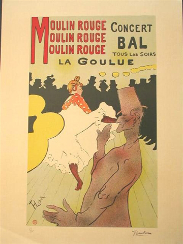 La Goulue au Moulin Rouge by Henri de Toulouse-Lautrec La Goulue au Moulin Rouge by Henri de Toulouse-Lautrec