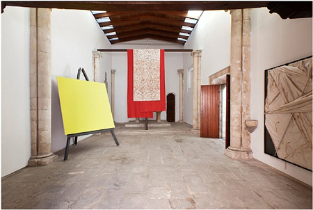 Exhibition View by Jannis Kounellis Exhibition View by Jannis Kounellis