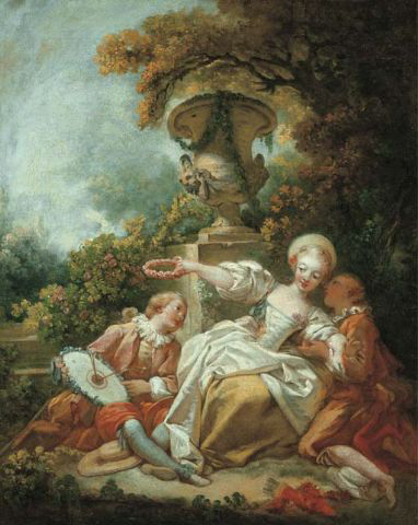 La coquette fixée (The fascinated coquette) by Jean Honoré Fragonard La coquette fixée (The fascinated coquette) by Jean Honoré Fragonard