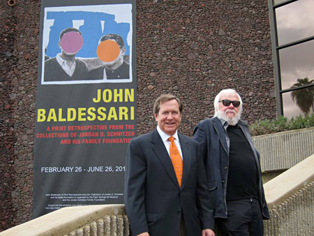 Jordan Schnitzer and John Baldessari