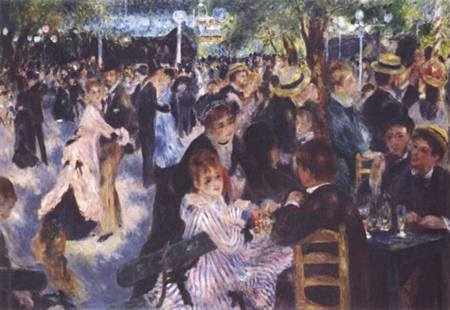 Au Moulin de la Galette by Pierre-Auguste Renoir Au Moulin de la Galette by Pierre-Auguste Renoir