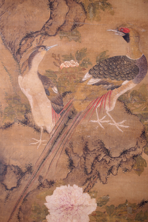 Flowering Tree with Birds attributed to Bian Lu Flowering Tree with Birds attributed to Bian Lu