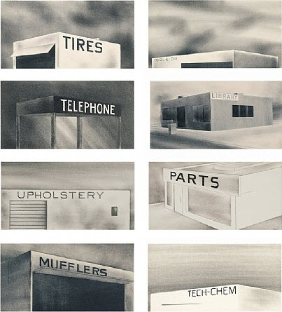 Archi-props by Ed Ruscha Archi-props by Ed Ruscha