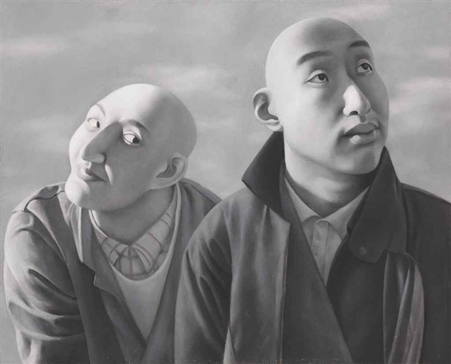 Series 1 no. 5 by Fang Lijun