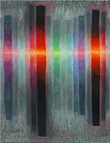 Vellum Painting C 10 by Gerard Mossé