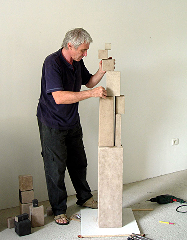 Jean Charasse in his studio 2010 Jean Charasse in his studio 2010