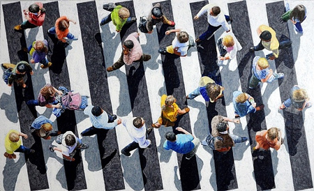 Pedestrians 285 by Jim Zwadlo Pedestrians 285 by Jim Zwadlo