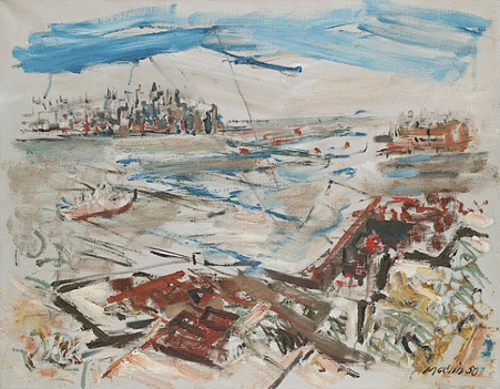 John Marin New York Series From Weehawken Heights 1950 at Questroyal Fine Art LLC, New York, NY