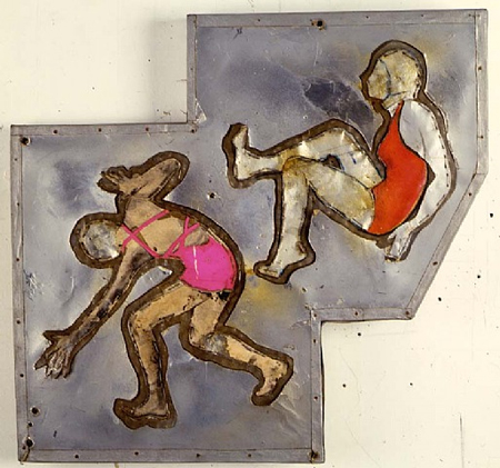 Sketch for Divers in '40 Feet of Fashion' by Larry Rivers Sketch for Divers in '40 Feet of Fashion' by Larry Rivers