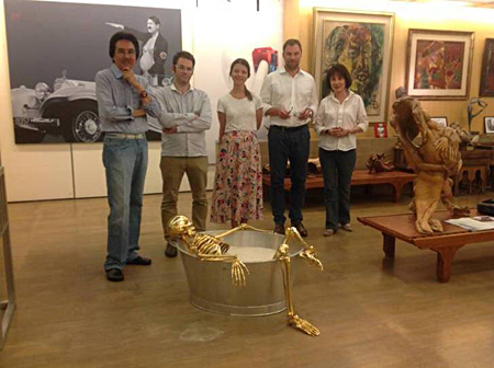 Matthias Arndt at the Deddy Kusuma Collection, Jakarta, Indonesia, July 2013 Matthias Arndt at the Deddy Kusuma Collection, Jakarta, Indonesia, July 2013