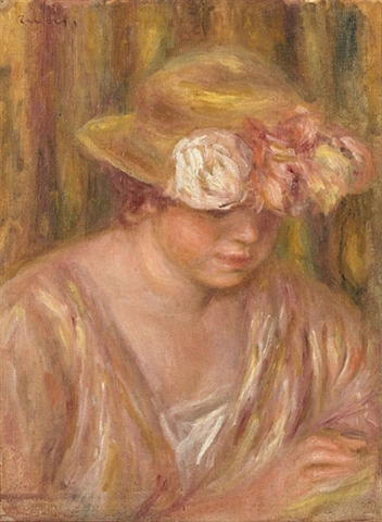 Femme en chapeau by Pierre-Auguste Renoir Femme en chapeau by Pierre-Auguste Renoir