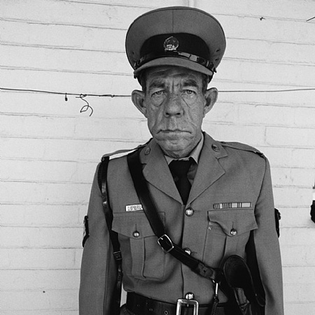 Sgt F. De Bruin, Department of Prisons employee by Roger Ballen Sgt F. De Bruin, Department of Prisons employee by Roger Ballen