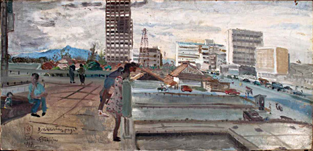 Djakarta Pagi 2 by Sindudarsono Sudjojono Djakarta Pagi 2 by Sindudarsono Sudjojono