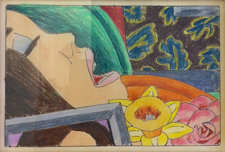 Study for Face Aquatint by Tom Wesselmann Study for Face Aquatint by Tom Wesselmann