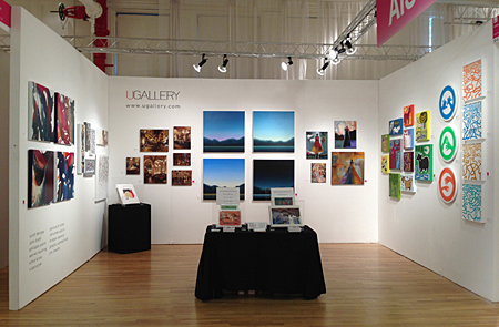 UGallery Affordable Art Fair Booth, 2013 UGallery Affordable Art Fair Booth, 2013