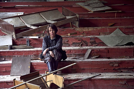Diana Thater in Chernobyl by Volodymyr Palylyk