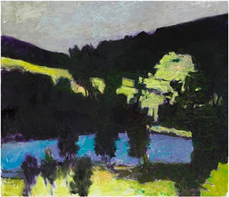 Evening off Route 9, New Hampshire by Wolf Kahn