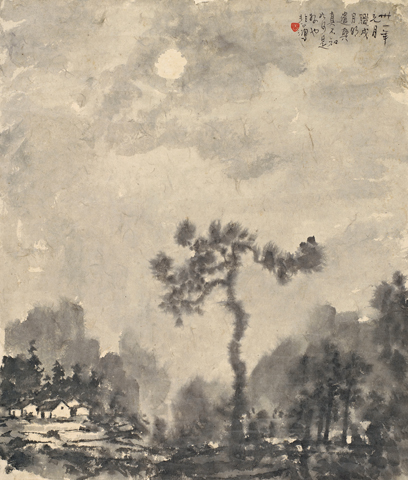 Moonlit Night in Lashio by Xu Beihong Moonlit Night in Lashio by Xu Beihong