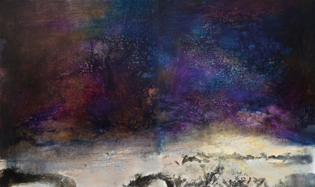 10.03.83 (diptych) by Zao Wou-Ki
