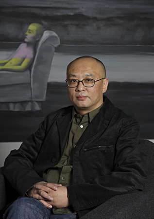 Zhang Xiaogang portrait