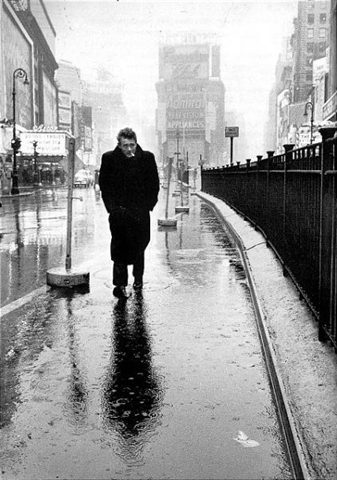 James Dean in Times Square by Dennis Stock James Dean in Times Square by Dennis Stock
