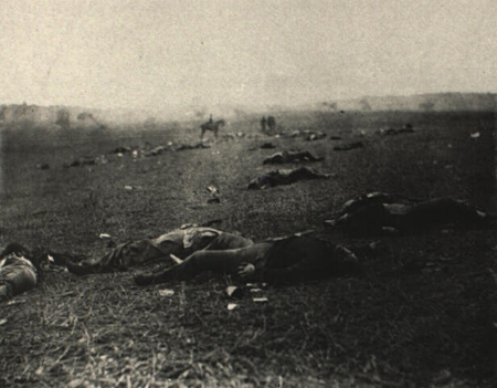 A Harvest of Death by Timothy O'Sullivan A Harvest of Death by Timothy O'Sullivan