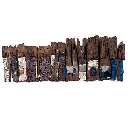 El Anatsui, Well-informed Ancestors, 1998