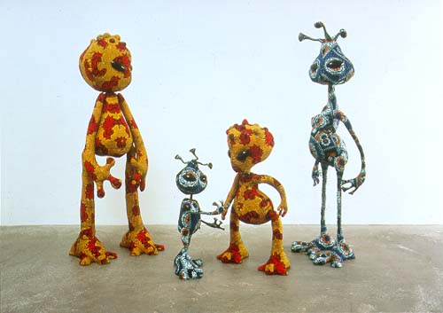 Yinka Shonibare Disfunctional Family 1999 wax printed cotton textile Yinka Shonibare Disfunctional Family 1999 wax printed cotton textile
