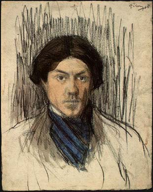 picasso self portrait 1901. Pablo Picasso Self-Portrait