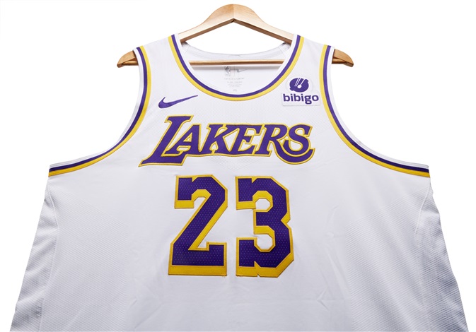 Lebron game worn jersey sales