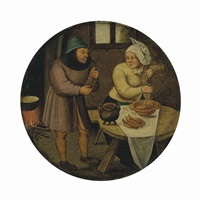 A woman making sausages