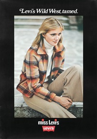 訳あり LEVIS リーバイス Ida Van Bladel ポスター 広告 訳あり LEVIS リーバイス Ida Van Bladel ポスター 広告 訳あり