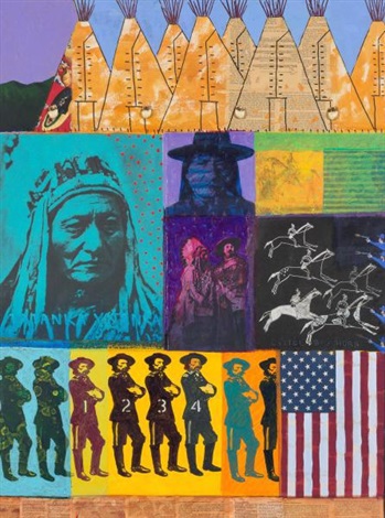 The Life of Tatanka Yotanka, Sitting Bull, 2002 by David Bradley on artnet