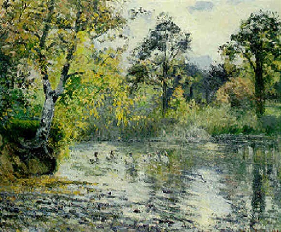 Létang de Montfoucault by Camille Pissarro on artnet
