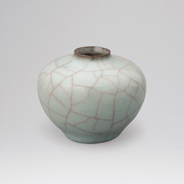 青磁花瓶 今日庵 日吉窯 加藤丈佳 作 青磁 花瓶 共箱 無傷 保証。 | STORES