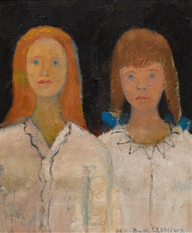 Nora et Olivia Atkins by Jean-Paul Lemieux on artnet