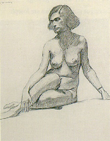 лс голые Nude woman by L.S. Lowry on artnet