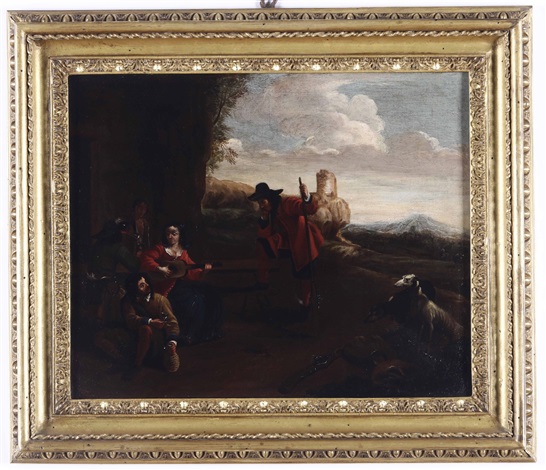 Scena dosteria by Anton Goubau on