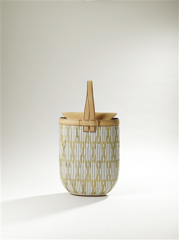 Lan Yue Embrace the moon Hand Bag 揽月立体竹皮缂丝包by Shang Xia on artnet