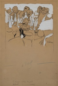 Projets pour l'Assiette au beurre (5 works), 1901–1912