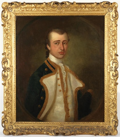 Portrait of Captain Gamaliel Nightingale, halflength, in naval uniform