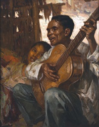 sunday morning going to town by fernando amorsolo
