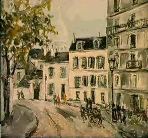PLACE JEAN BAPTISTE CLEMENT A MONTMARTRE by Fernand Herbo on