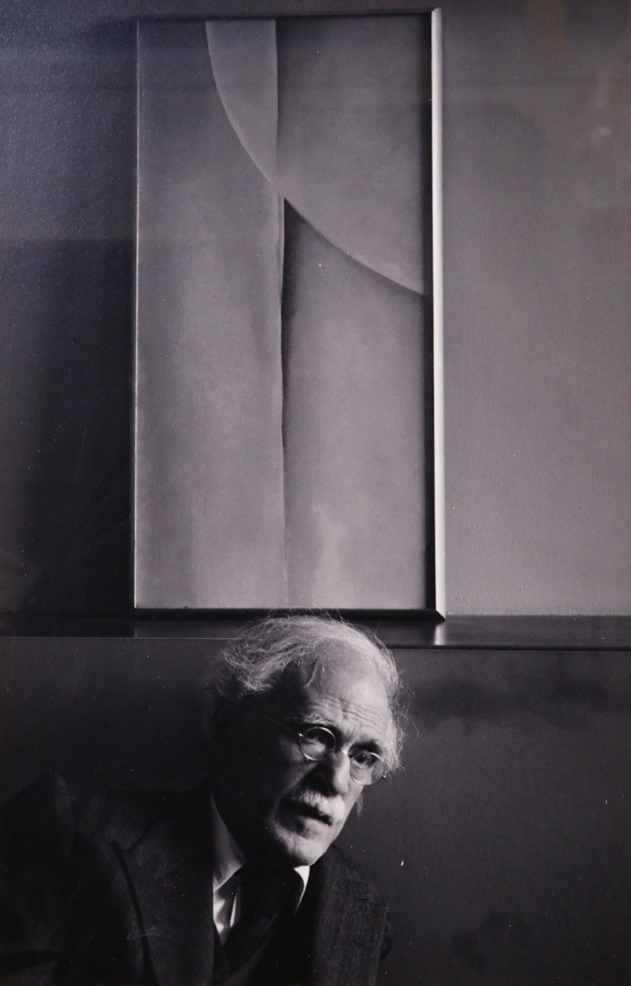 Alfred Stieglitz and a Painting by Georgia OKeeffe, An American