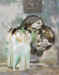 Hengsheng 油絵 ) 潘蘅生(Pan - 絵画