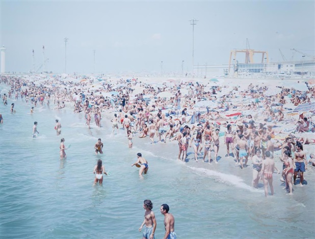 新品Massimo Vitali Landscape with Figures MASSIMO VITALI (B. 1944