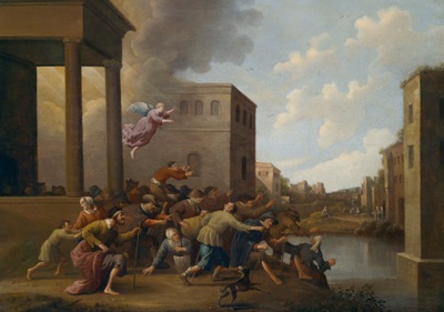 Die Heilung der Kranken am Teich von Bethesda by Joost Cornelisz
