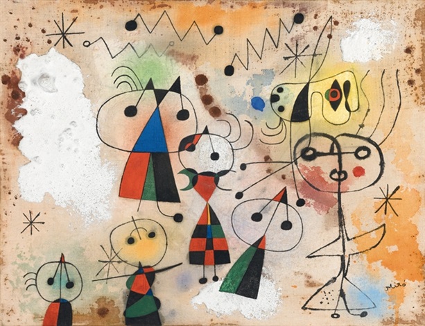 Femme Se Promenant (Miro 1931)